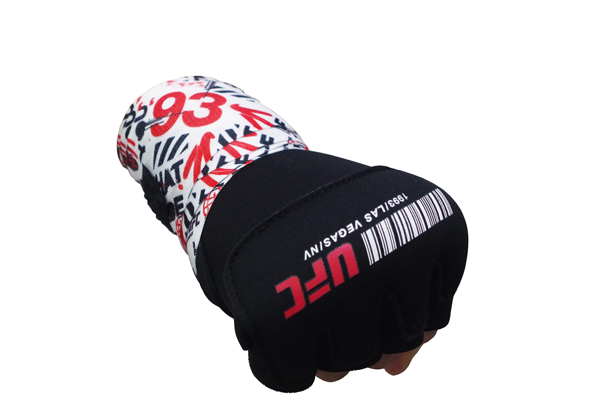 Гелевые бинты UFC Gel Glove Wraps RD/WH, L/XL — изображение 5