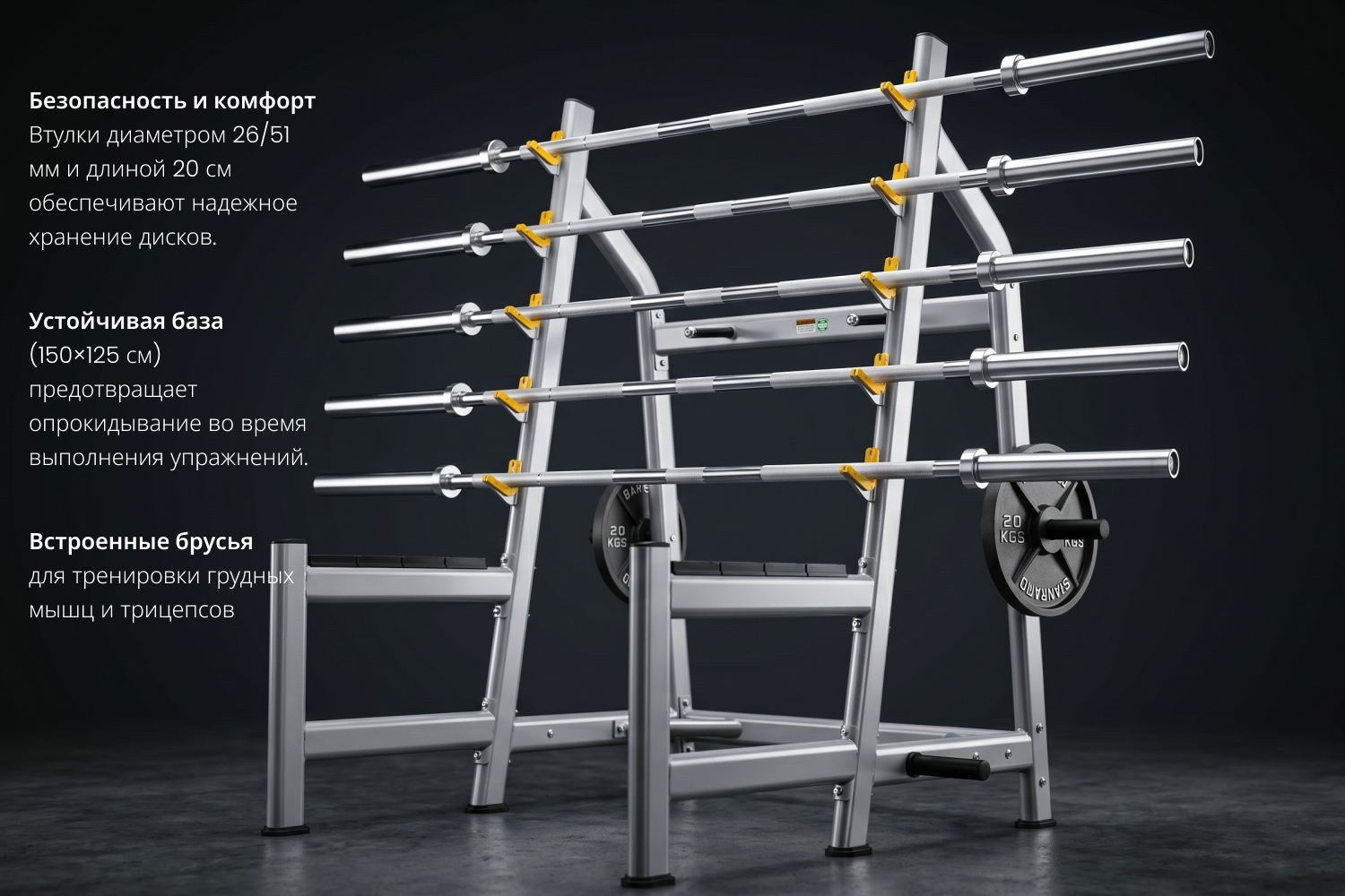 Стойка для полуприседаний VictoryFit VF-B2020 — изображение 3